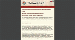Desktop Screenshot of moravian.cz