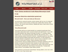 Tablet Screenshot of moravian.cz
