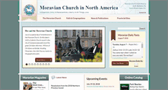 Desktop Screenshot of moravian.org