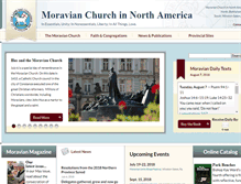 Tablet Screenshot of moravian.org